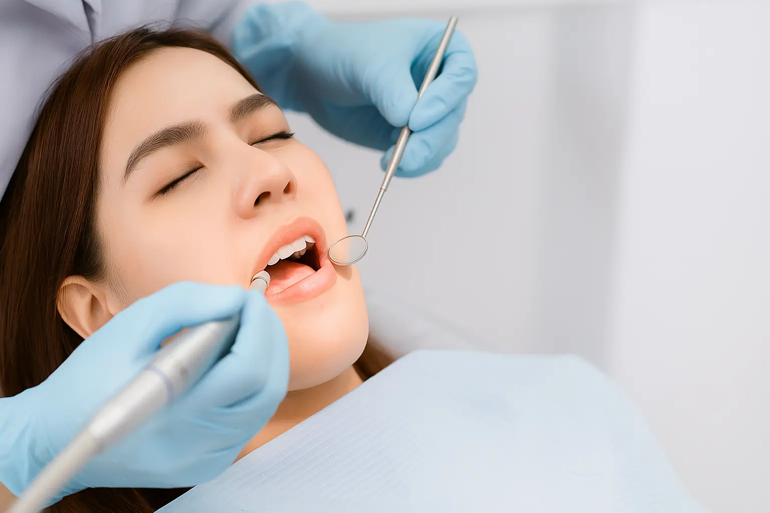 Root canal treatment Flower Mound TX patient receiving gentle endodontic care at Supreme Smiles Dentistry